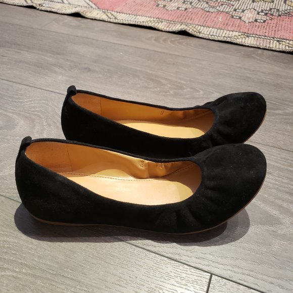 J. Crew Anya Suede Ballet Flats - Picture 6 of 9